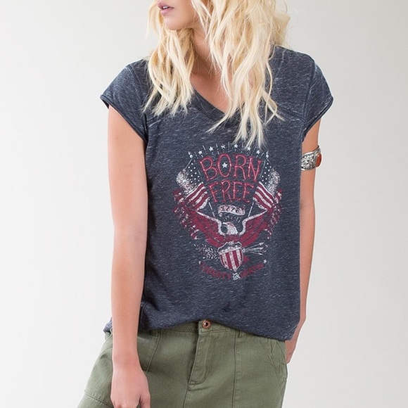 White Crow Tops - White Crow born free muscle tee medium